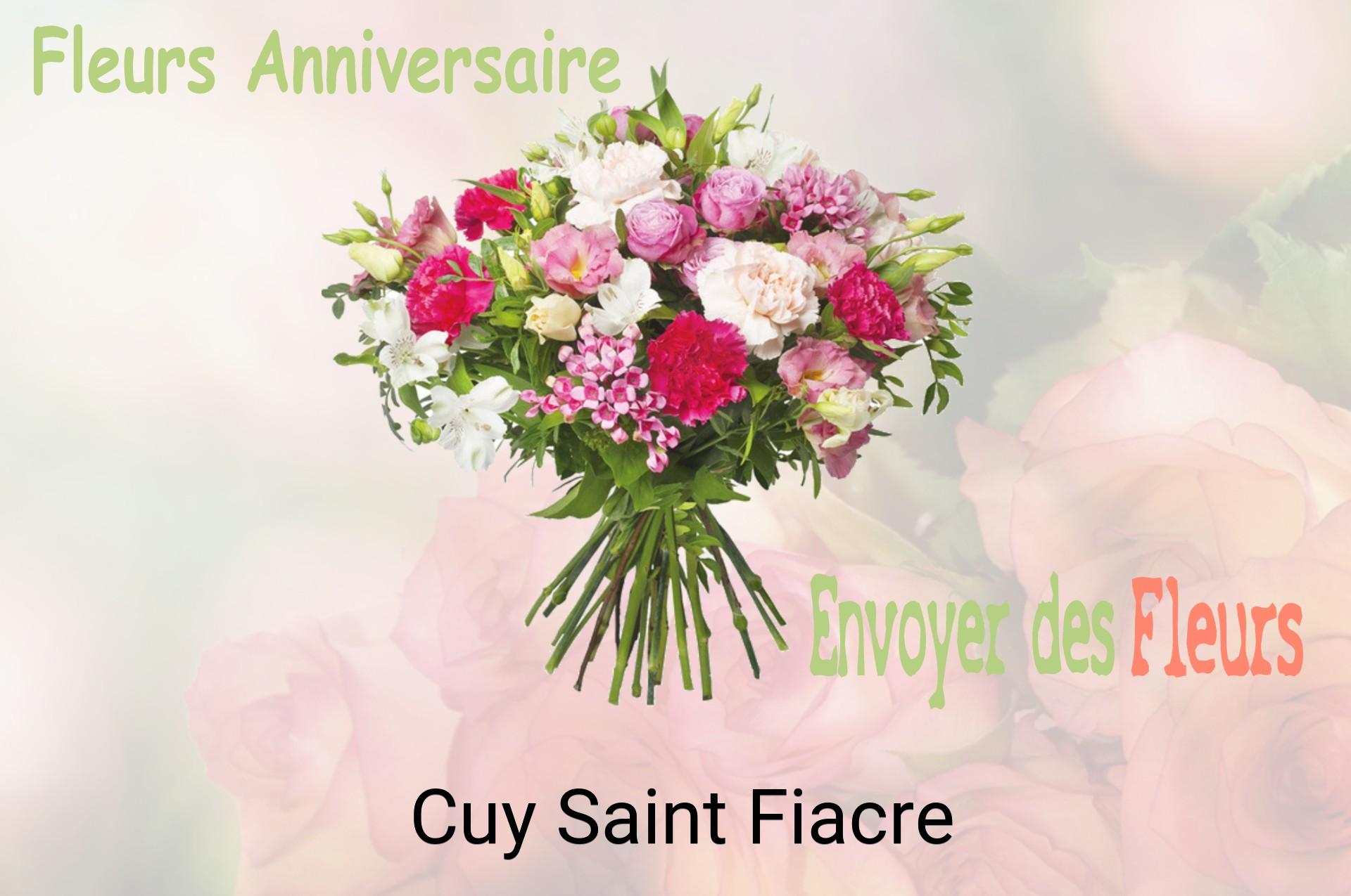 Bouquet de fleurs d’anniversaire livré à Cuy-Saint-Fiacre