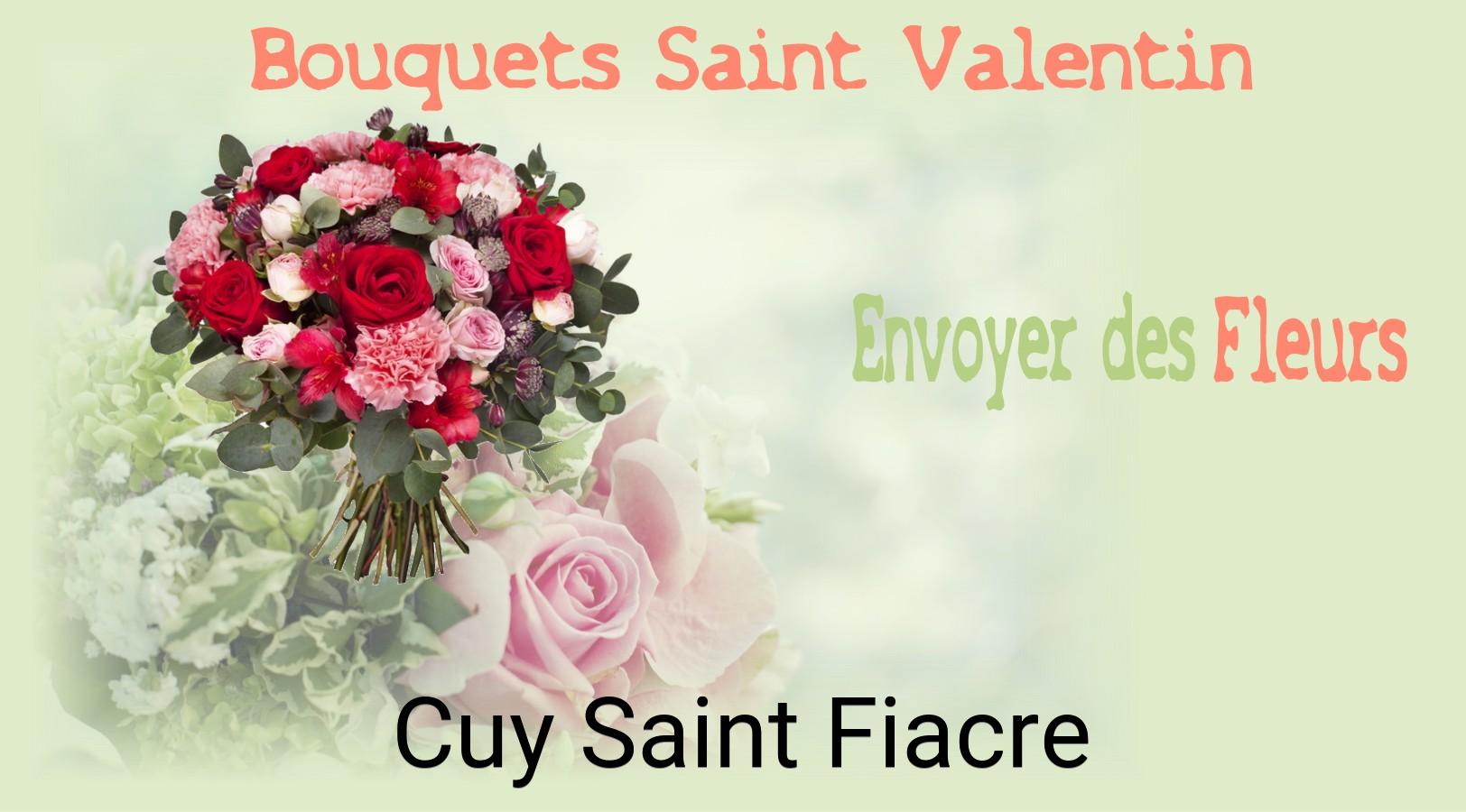 Roses de Saint-Valentin livrées à Cuy-Saint-Fiacre